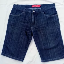 Bermuda Jean Azul De Hombre Americanino Talle 46 En Coghlan