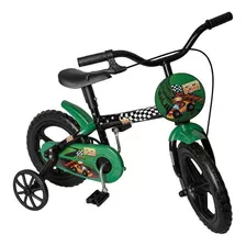 Bicicleta Infantil Aro 12 Freio Com Rodas De Treinamento Cor Única