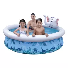 Piscina Inflável Jilong Elefante 3d 1.140 Litros