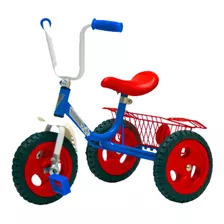 Triciclo De Lujo Katib Con Canasto 575 Color Azul