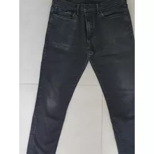 Pantalón Jean Gap Usado, Negro Talle 34 X 32