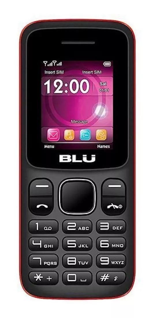 Blu Z4 Dual Sim 32 Mb Negro/rojo 32 Mb Ram