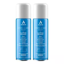  Kit 2 Óleos Lubrificante Spray 5 Em 1 Andis Cool Care Plus