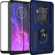 Funda Moto One Zoom Case + Mica Cristal 21d