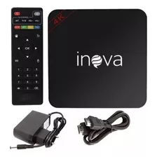 Inova Tv Box 4k Dig-7021 4k 32gb Preto Com 2gb De Ram