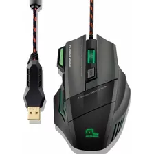 Mouse Gamer Rayner 3200dpi Quickfire Mo207 Multilaser Cor Preto