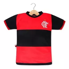 Camiseta Criança Flamengo Listrada Licenciada Luxo Mengo