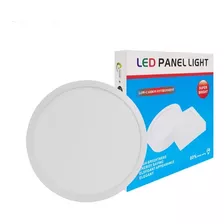 Lampara Led Superficial Redonda 12w Luz Blanca 