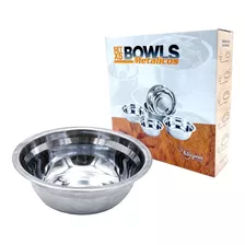 Bowl Acero Inoxidable Gruesos X 5 Calidad Premium Excelentes