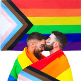 Bandera Progresista Lgbt+ Progess Pride Orgullo Gay Arcoíris