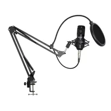 Kit Microfone Estúdio + Suporte E Pop Filter Sk-bm800 Skypix