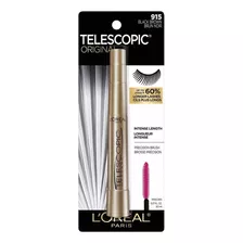 Máscara Telescópica Loréal De Color Marrón Oscuro