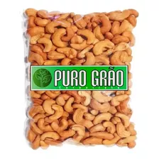 500g Castanha Caju Torrada W1 Inteira Premium Com Sal