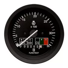 Tacômetro 3500rpm Eletrônico Mercedes Om352 Om364 Turotest