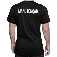 Camiseta Manutenção Camisa Trabalho Uniforme Manga Curta 