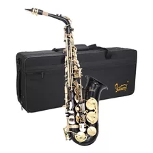 Nuevo Saxofón Alto Mi Bemol Negro,