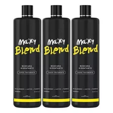 Kit 3 Maxy Blend Tratamento Reestruturante 1 Litro