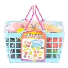 Set Canasta De Frutas De Juguete 