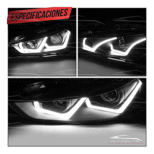 Faros Led Ford Focus 2015 + Xenon Luz De Dia Plug And Play Foto 6