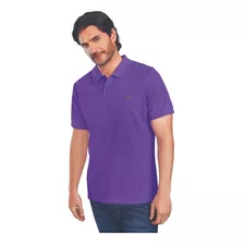 Playera Hombre Morada Tipo Polo 910-36