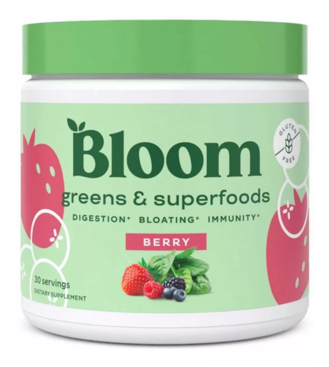 Bloom Greens & Superfoods Jugo Verde En Polvo 30 Servidas
