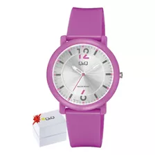 Reloj Q&q Original Moda Casual Correa Ajustable Sumergible