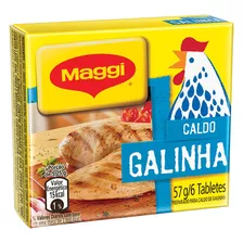 Caldo Em Tablete Galinha Maggi Caixa 57g 6 Unidades