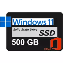 Ssd 500gb Com Windows 11 Instalado + Pacote Office
