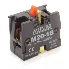 Bloco De Contato M20-1b 1nf P/ Botão M20 E P20 10 Peças