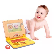 Laptop Interativo Infantil De Criança Educativo Som E Luzes