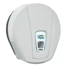 Dispenser Para Papel Higienico Rolao 300/500m Branco/cinza