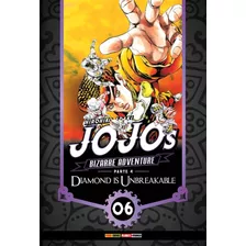 Jojo's Bizarre Adventure - Parte 4: Diamond Is Unbreakable Vol. 6, De Araki, Hirohiko. Editora Panini Brasil Ltda, Capa Mole Em Português, 2022