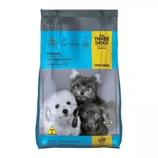 Ração Three Dogs Original Filhotes Cães Raças Pequenas 10kg