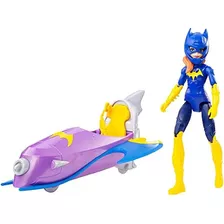 Dc Super Hero Girls Batgirl Figura De Accion Con Vehiculo 