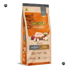 Ração Special Cat Ultralife Castrado - Frango Gatos Ad 10kg