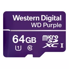 Cartão Micro Sd 64gb 32tbw Intelbras Purple Alto Desempenho