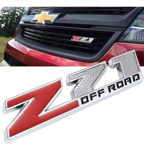 Emblema Z71 Off Road Parrilla Chevrolet Cheyenne Silverado Foto 2