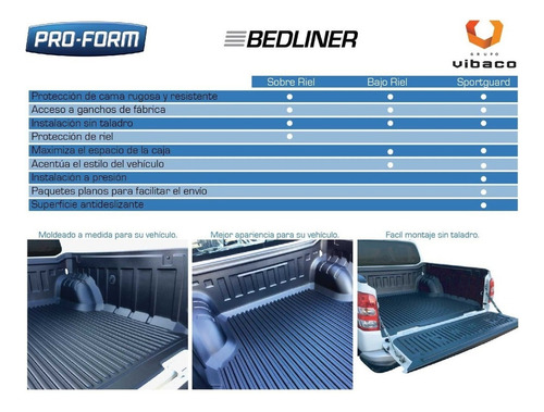 Bed Liner  Bajo Riel Para L200 2016-2020 Doble Cabina Foto 9