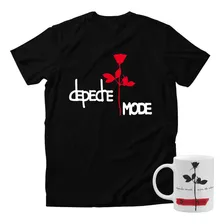 Playera Depeche Mode Con Taza De Regalo Rock Band