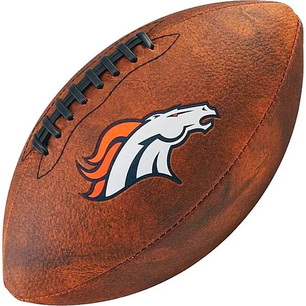 Bola De Futebol Americano Wilson Throwback Denver Broncos