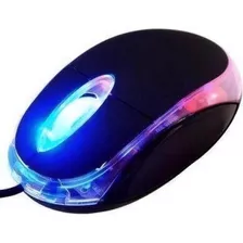 Mouse Usb Luminoso Color Negro Netmak Nm-m01