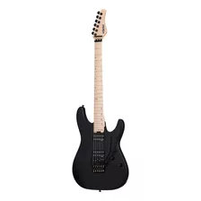 Guitarra Eléctrica Schecter Sun Valley Super Shredder Fr De Caoba Satin Black Con Diapasón De Arce