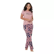 Pijama Mujer Dreams Juvenil Conjunto Multiusos Dama Flowers