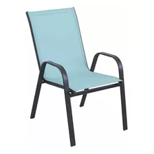 Cadeira Sling Text Aqua