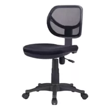 Silla Escritorio Giratoria Pc Oficina Tm Bj82801 Negra Color Negro