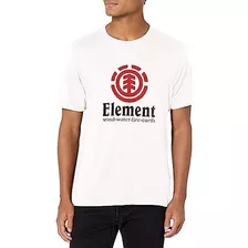 Element Camiseta Vertical De Manga Corta Para Hombre, Blanco
