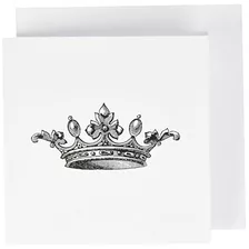 Majestic Crown Drawing - King Queen Princess - Tarjetas...