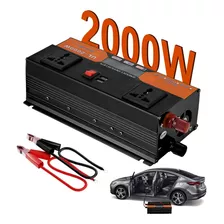 Convertidor De Corriente Auto Para Auto 2000w 12v/24v A 110v