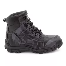 Tênis Adventure Coturno Masculino Bota Couro Borracha Gel