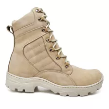 Bota Coturno Preto Feminino Adventure Militar Marrom